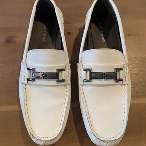 Calvin Klein White Loafer